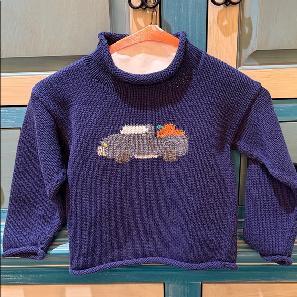 Claver Other - Claver Kids Blue Sweater with Truck Design